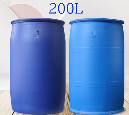 HDPE 200 Litre Kimyasal Varil OEM / ODM Çift Halkalı Varil Mavi