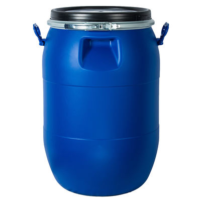 60 litre HDPE açık üst mavi plastik davul
