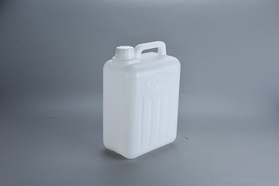 5L Ekstrüzyon Üfleme Kalıplı Plastik Jerry Kutusu Beyaz Renk ve 2 mm Duvar Kalınlığı