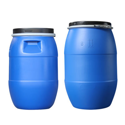 HDPE Yuvarlak Plastik Varil 125L Demir Halkalı Dayanıklı Plastik Kova Davul