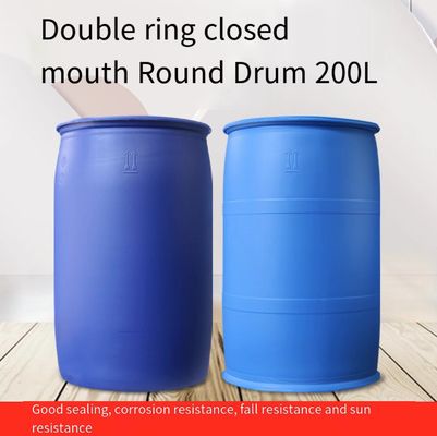 Hijyenik 55 Galon Mavi Plastik Varil Dayanıklı HDPE 200 Litre Yağ Varil