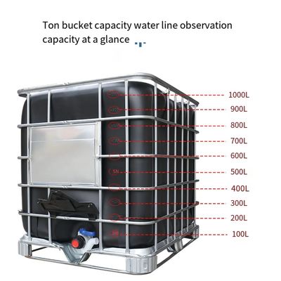 IBC 1000 Litre Kimyasal Saklama Sepetleri HDPE Sıvı Saklama Kapları