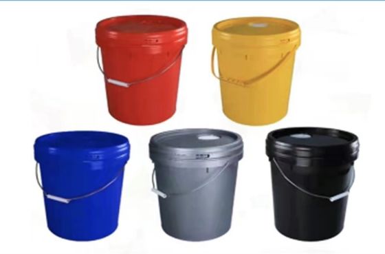 Kalın 1.4mm Boş Plastik Boya Kovası Paslanmaz Çok Renkli 20L