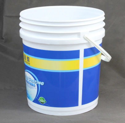 OEM / ODM 5 Galon Plastik Boya Kovası HDPE Yarı Şeffaf Boya Kovası