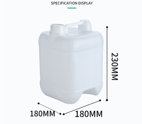 5 litre plastik varil el paketleme plastik kare varil kalınlaştırılmış gıda kalitesi plastik varil esans emülsiyon varil