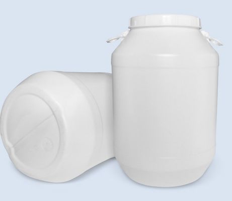 50L Beyaz Enzim Davul HDPE Kimyasal Kaplama Plastik Davul