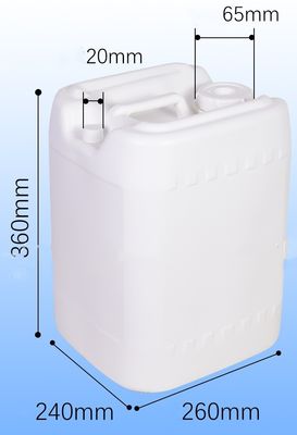 20 litre plastik kimyasal varil çift ağız varil özelleştirilebilir renk LOGO